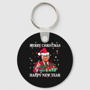 Chaveiro Feliz Natal E Feliz ano novo Trump Levem Amer