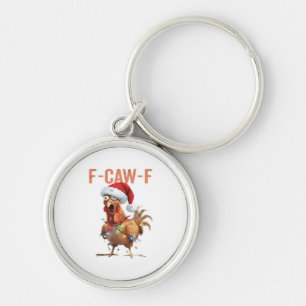 Chaveiro Feliz Natal F Caw F Design Retro Legal