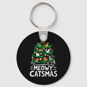 Chaveiro Feliz Natal Gatinho Árvore de Natal Natalzao Papai