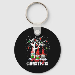 Chaveiro Feliz Natal Gnomos Família Xmas Homens Mulheres Cr