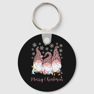 Chaveiro Feliz Natal Gnomos Xmas Família Gnomos Me Deixam