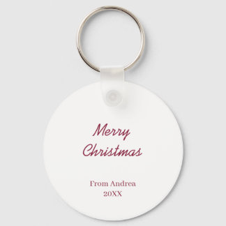 CHAVEIRO FELIZ NATAL MARON DE NOME 20XX SIMPLES MINIMA