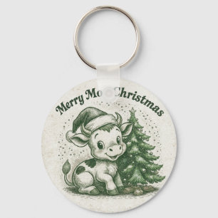 Chaveiro Feliz Natal Moo