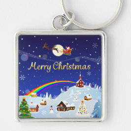 Chaveiro Feliz Natal na Lua Cheia