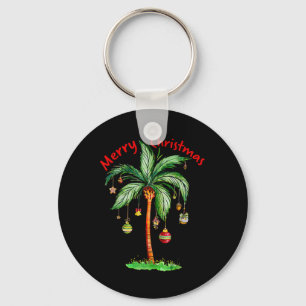 Chaveiro Feliz Natal Palmeira Havaí Havaiano Tropical