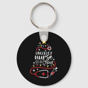 Chaveiro Feliz Natal Presente de Enfermagem Oncologista Onc