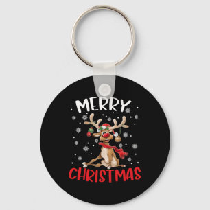 Chaveiro Feliz Natal Reindeer Homens Mulheres Matando Famíl
