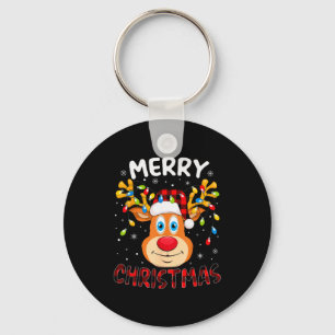 Chaveiro Feliz Natal Rena Xmas Família Homens Mulheres Cria