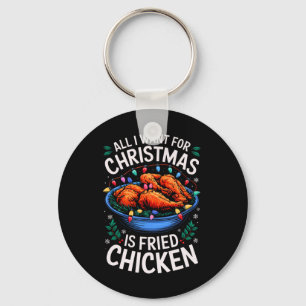 Chaveiro Feliz Natal Tudo O Que Quero É Frango Fritado De N