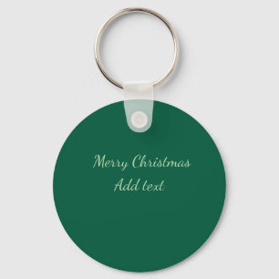Chaveiro Feliz Natal verde plano fundo solo feriado
