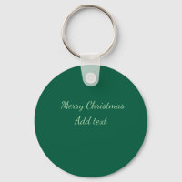 Feliz Natal verde plano solo holida