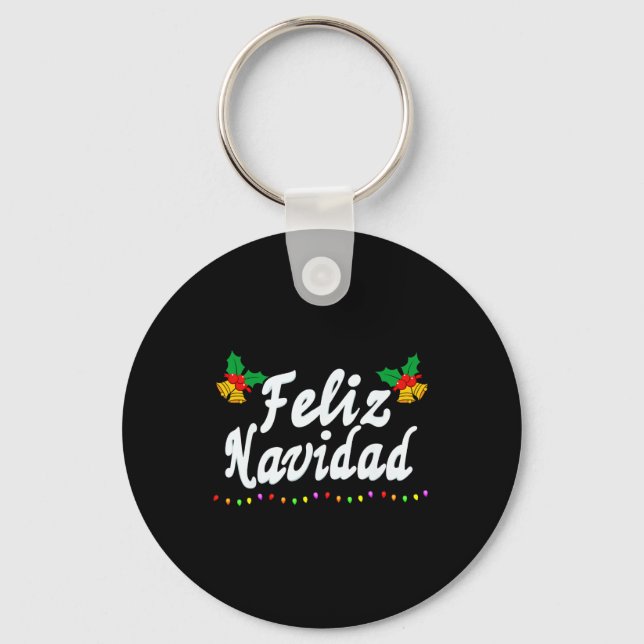 Chaveiro Feliz Navidad Família Homens Mulheres Filhos Mexic (Frente)