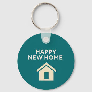 Chaveiro Feliz Nova Casa x Verde Aquático