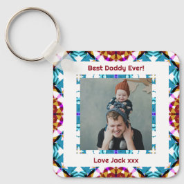 Chaveiro Feliz Pai de Melhor Pai do Dia do Pai Nunca Foto A