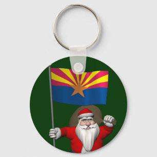 Chaveiro Feliz Pai Natal A Caminho Da Arizona
