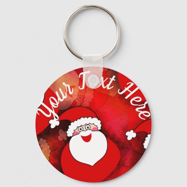 Chaveiro Feliz Pai Natal Sem Olhos (Frente)