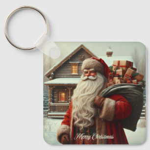Chaveiro Feliz Papais noeis de Natal