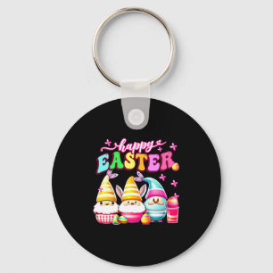 Chaveiro Feliz Páscoa Com Meus Gnomos Coelho Groovy Gnome E