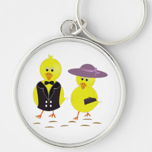 CHAVEIRO "FELIZ PÁSCOA" PINTINHOS