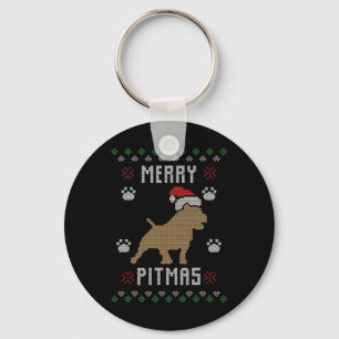Chaveiro Feliz Pitmas Engraçado Brincadinho de Natal