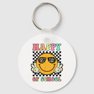 Chaveiro Feliz Primeiro Dia de Aula Hippie para Professores