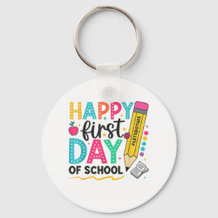 Chaveiro Feliz Primeiro Dia De Professores De Lápis Na Esco