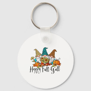 Chaveiro Feliz Queda Vocês Todos Gnomos Leopard Pumpkin Out