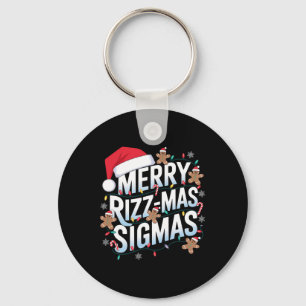 Chaveiro Feliz Rizz Mas Sigmas Engraçado Papais noeis de Na