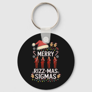 Chaveiro Feliz Rizz Mas Sigmas Gen Alpha Trump Natal Pj