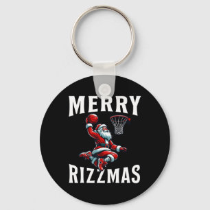Chaveiro Feliz Rizzmas Natal Divertido Papai Noel Sketll B