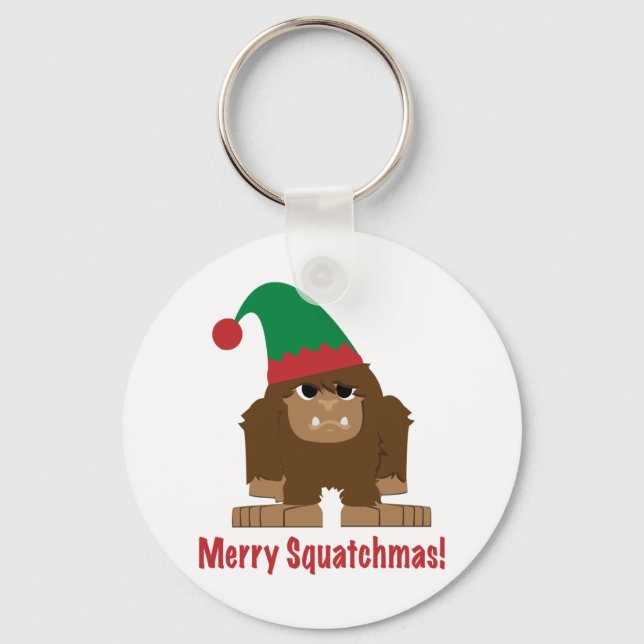 Chaveiro Feliz Squatchmas! (Frente)