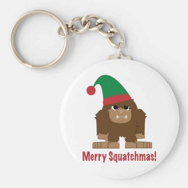 Chaveiro Feliz Squatchmas! (Frente)