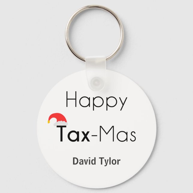 Chaveiro Feliz TaxMas (Frente)
