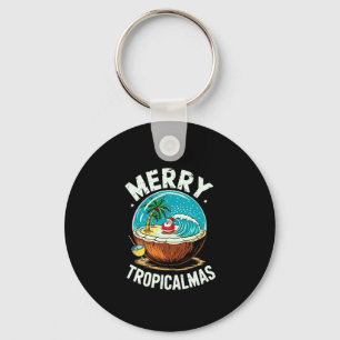 Chaveiro Feliz Tropicalmas Papais noeis surfando neve Globe
