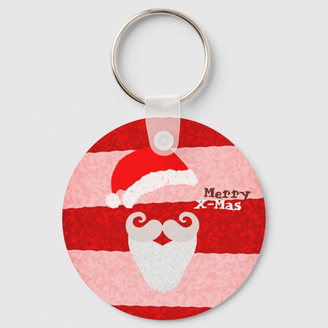 Chaveiro Feliz X-Mas Santa Hat (Frente)