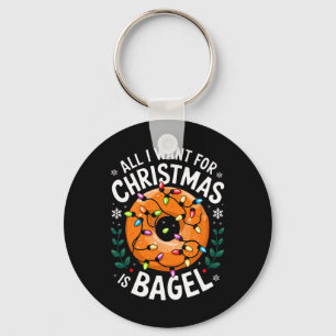Chaveiro Feliz Xmas Tudo O Que Quero É Que Homens De Bagel