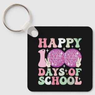 Chaveiro Felizes 100 Dias De Escola Bola De Disco Groovy Re
