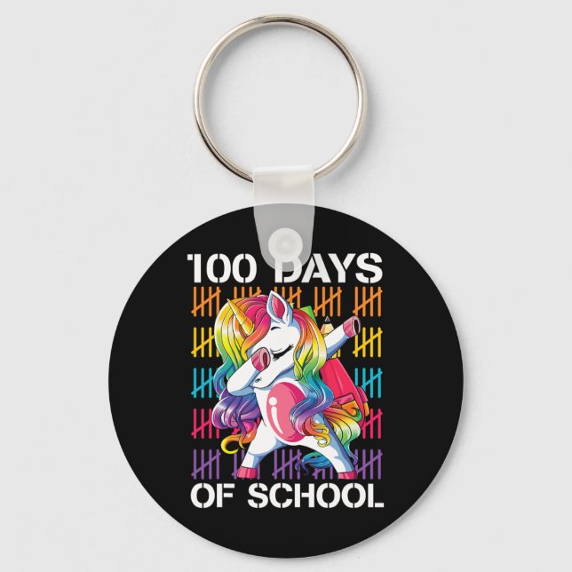 Chaveiro Felizes 100 Dias De Escola Professores 100 Dias Un (Frente)