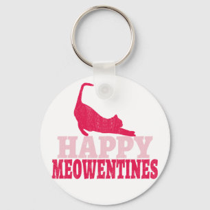 Chaveiro Felizes Meowentines Presente de namorados para a