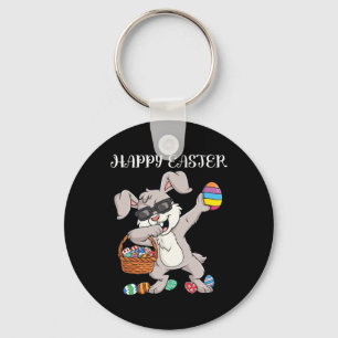 Chaveiro Felz pascoa Dia De Dabbing Rabbit Ovos Toddler Men