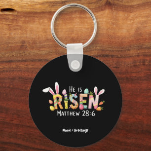 Chaveiro Felz pascoa! Ele É Risen Celebrar Jesus Cristo