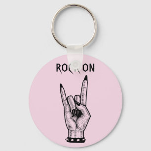 Chaveiro Female Hand Rocker Horns - Ilustração de Arte
