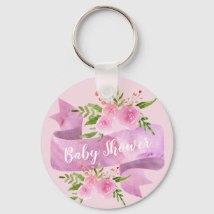 Chaveiro Feminino, Bonito, Chique, Rosa Flores de Bebê Show