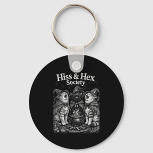 Chaveiro Feral silvo & sociedade de hex bruxa gato Hall
