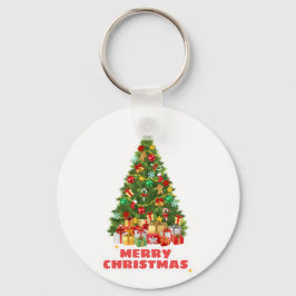 Chaveiro Feriado Da Família De Feliz E Natal Brilhante