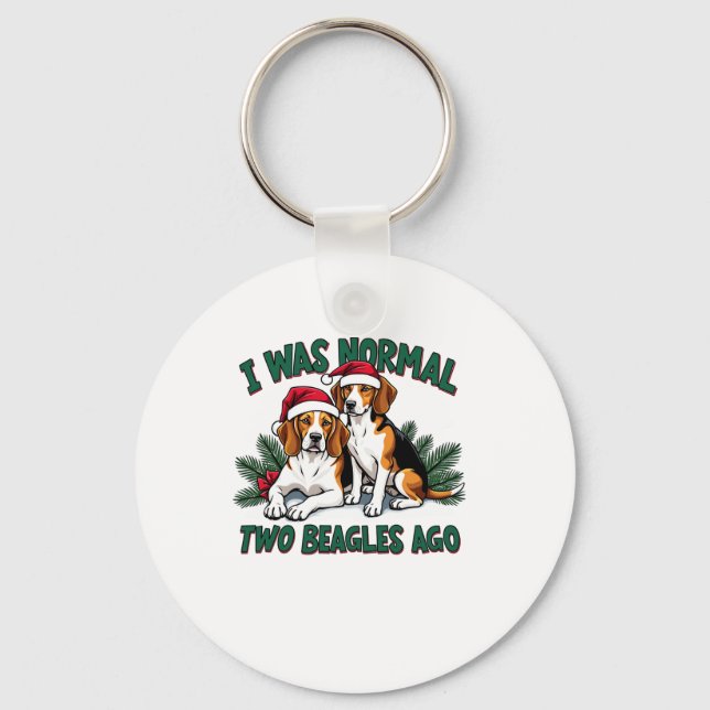 Chaveiro Feriado Natal do Beagle Dog Pajama (Frente)