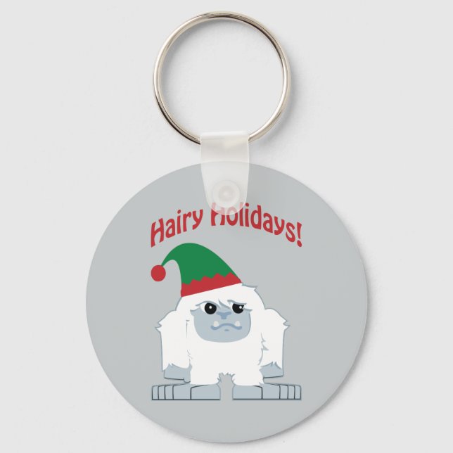 Chaveiro Feriados de Leite! Natal Yeti (Frente)