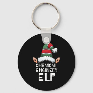 Chaveiro Feriados de Natal do Elf do Engenheiro Químico