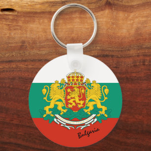 Chaveiro Férias búlgaras Flag e Bulgária, patriotas/esporte