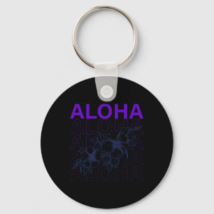 Chaveiro Férias de Aloha Havaí Surf Beach Tropical Hibisc